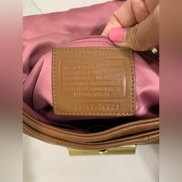 ππCoach Bag 16931 Rrgo Brown Soft Leather - Picture 10 of 11